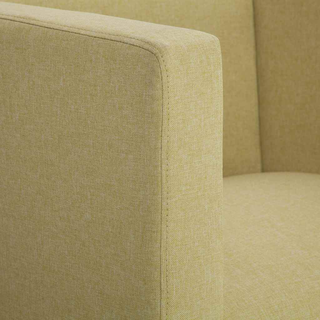 Fauteuil kubus stof groen – afbeelding 7
