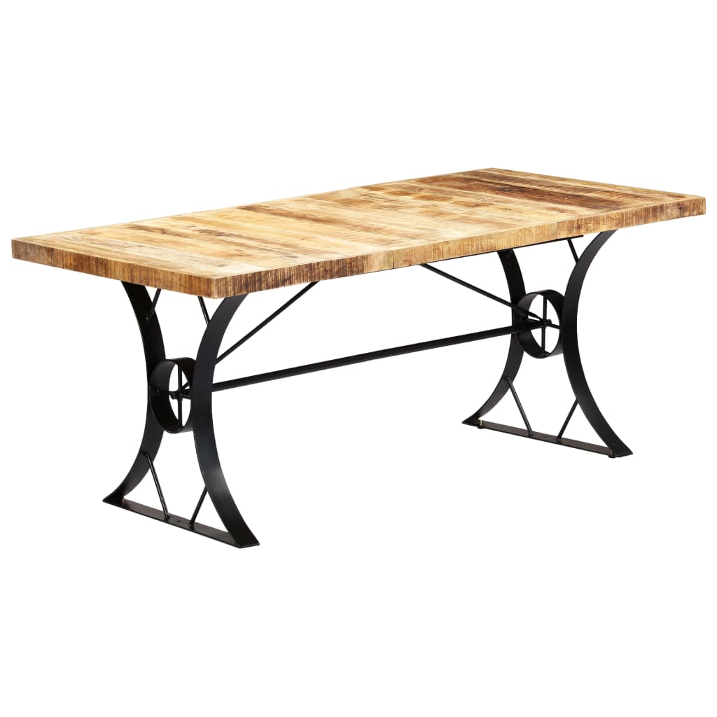 Eettafel 180x90x76 cm massief mangohout