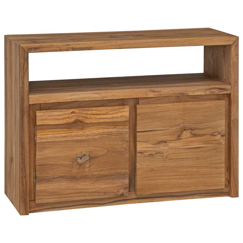 Dressoir 80x30x60 cm massief teakhout – afbeelding 1