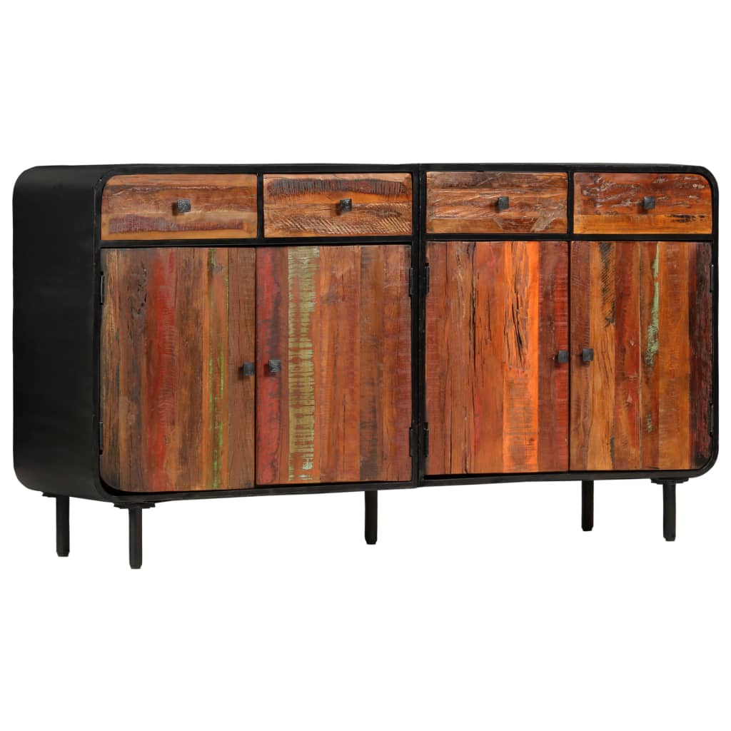 Dressoir 140x35x76 cm massief gerecycled hout
