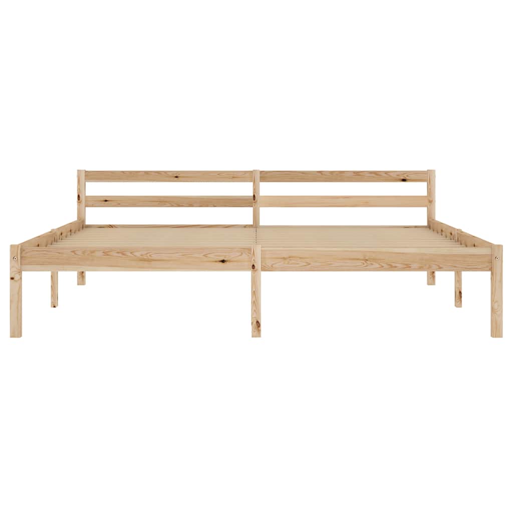Bedframe massief grenenhout 160x200 cm – afbeelding 3
