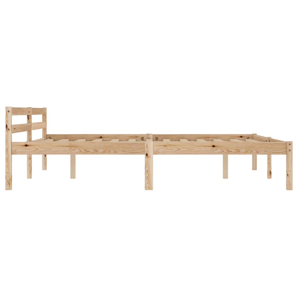 Bedframe massief grenenhout 160x200 cm – afbeelding 4