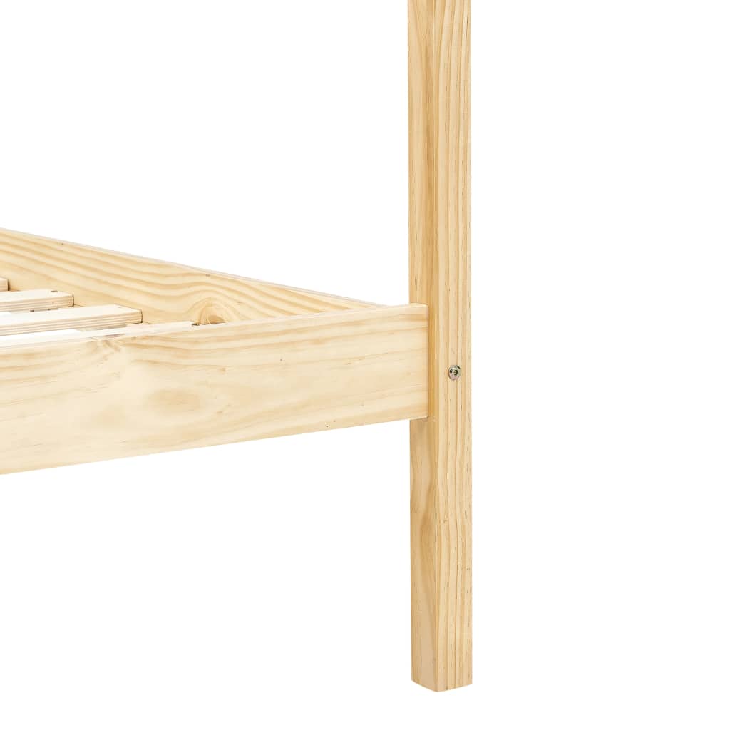 Hemelbedframe massief grenenhout 100x200 cm – afbeelding 6