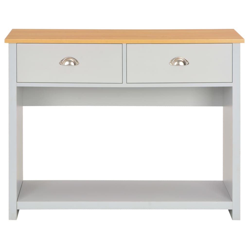 Wandtafel 97x35x76 cm grijs – afbeelding 3