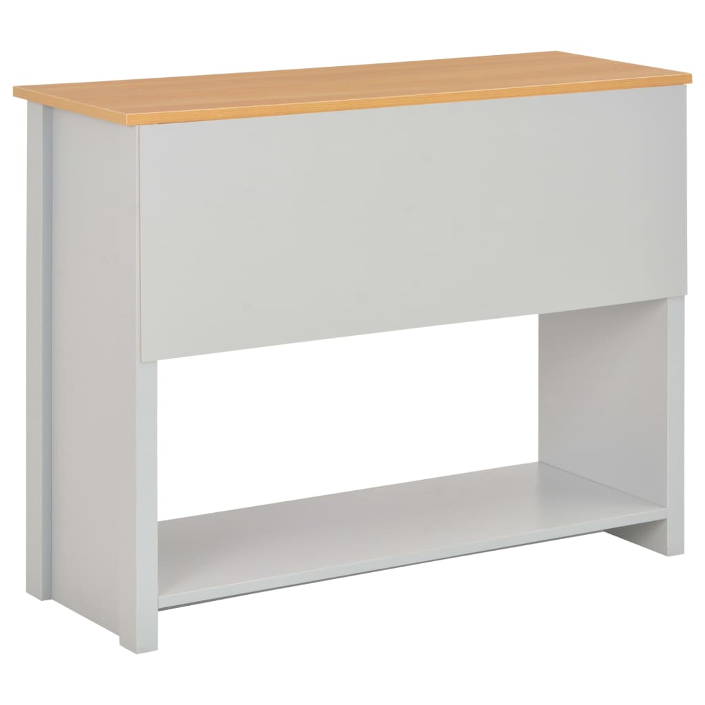 Wandtafel 97x35x76 cm grijs – afbeelding 4