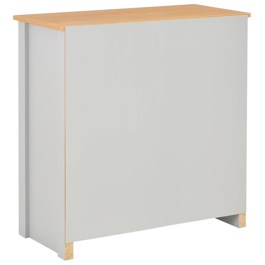 Dressoir 79x35x81 cm grijs – afbeelding 4