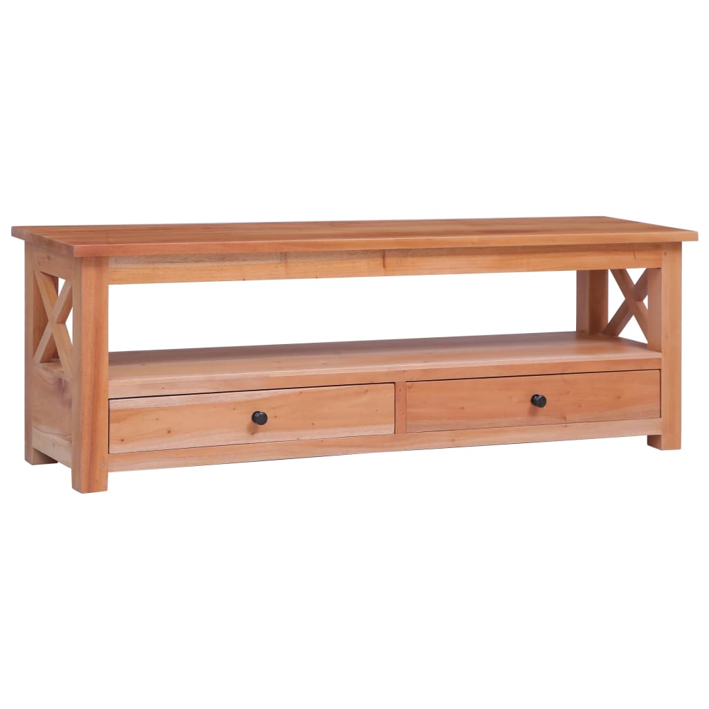 Tv-meubel 120x30x40 cm massief mahoniehout – afbeelding 1