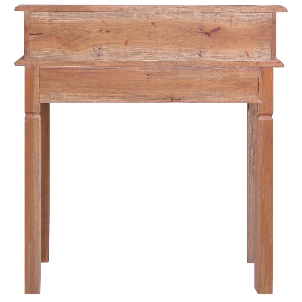 Schrijftafel met lades 90x50x101 cm massief mahoniehout – afbeelding 5