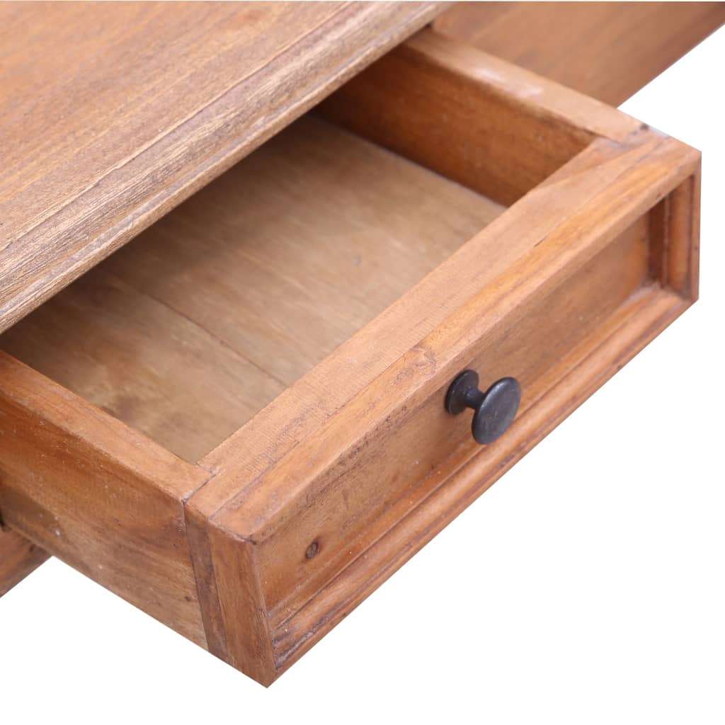 Schrijftafel met lades 90x50x101 cm massief mahoniehout – afbeelding 7