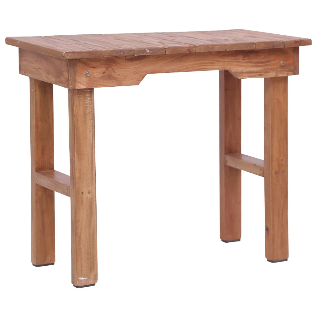Bijzettafel 70x35x60 cm massief mahoniehout