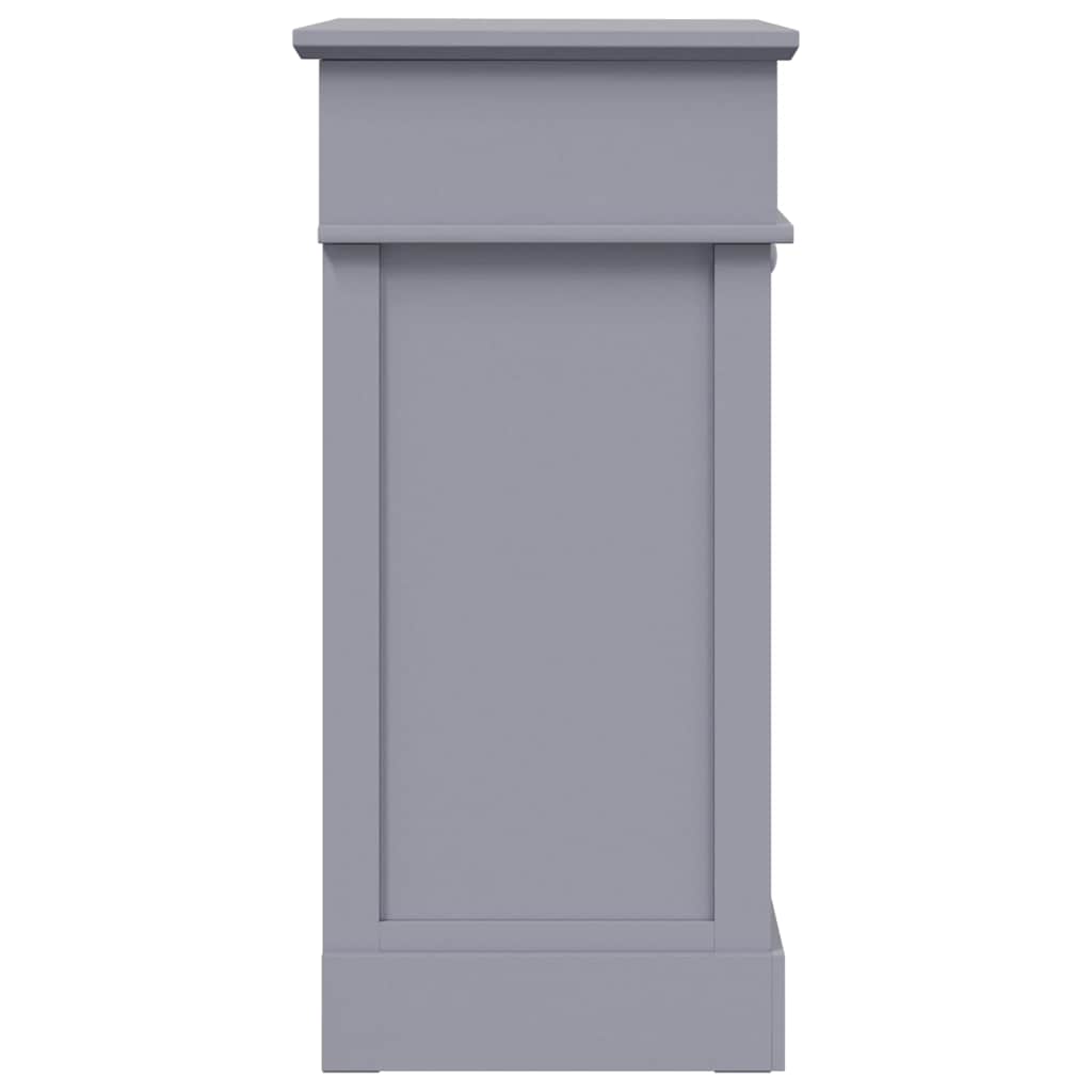 Schoenenkast 50x28x58 cm paulowniahout grijs – afbeelding 5