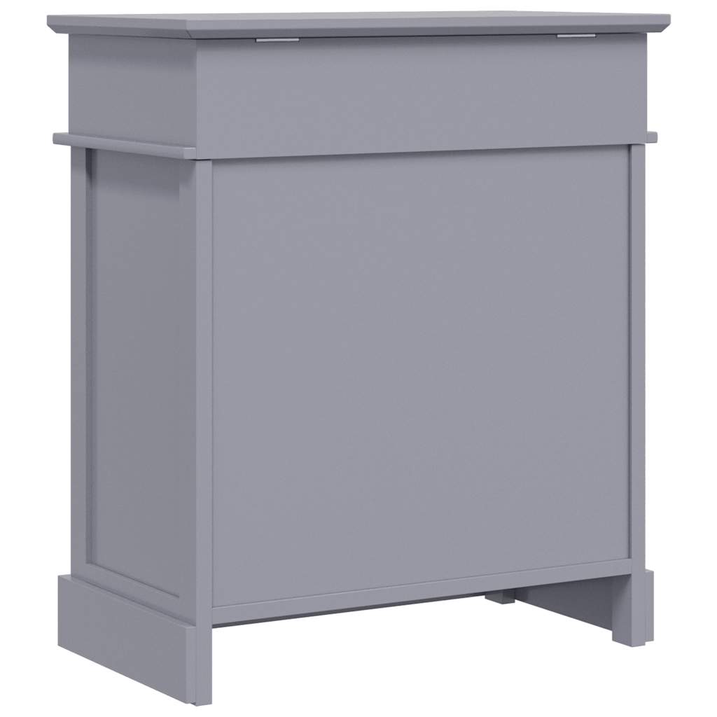 Schoenenkast 50x28x58 cm paulowniahout grijs – afbeelding 6