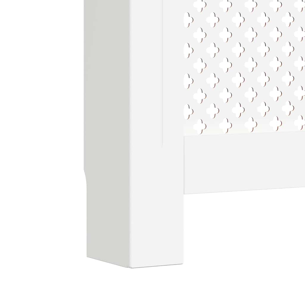 Radiatorombouw 112x19x81,5 cm MDF wit – afbeelding 8