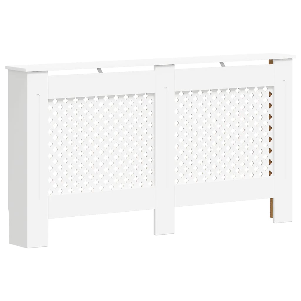 Radiatorombouw 152x19x81,5 cm MDF wit – afbeelding 2