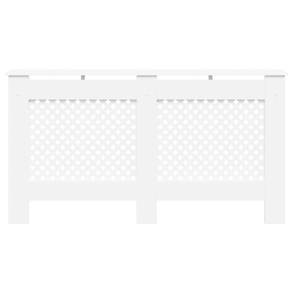 Radiatorombouw 152x19x81,5 cm MDF wit – afbeelding 4
