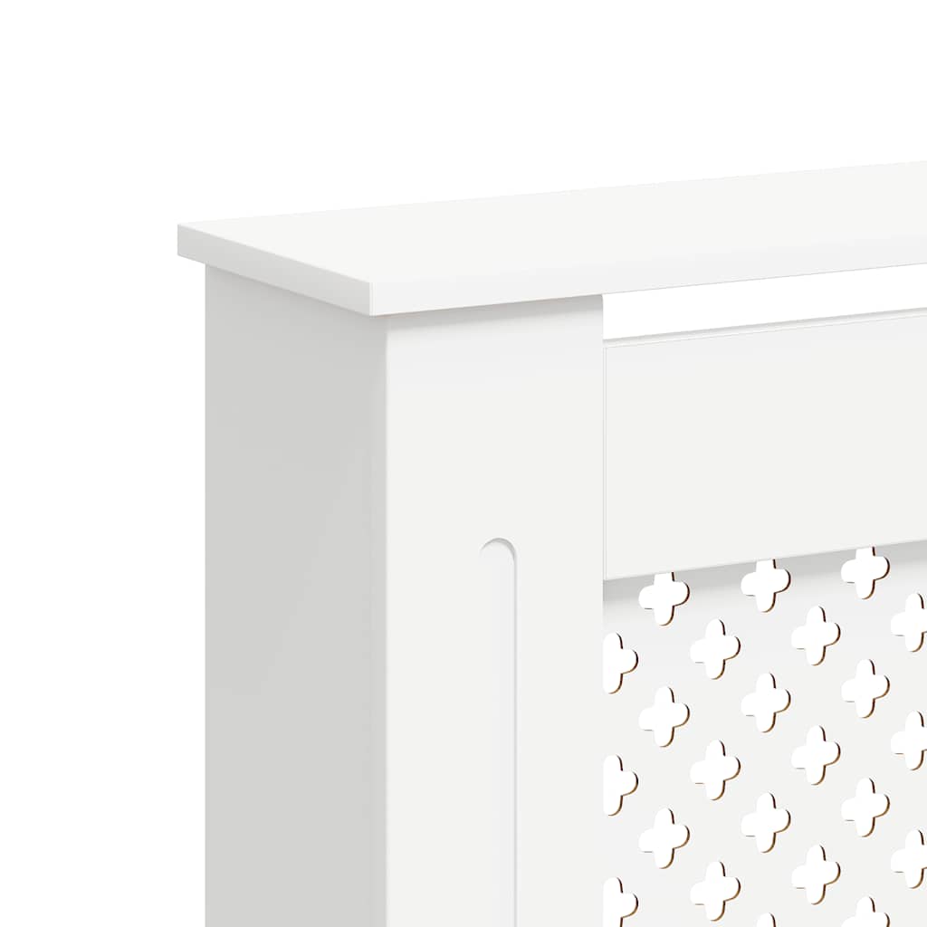 Radiatorombouw 152x19x81,5 cm MDF wit – afbeelding 7