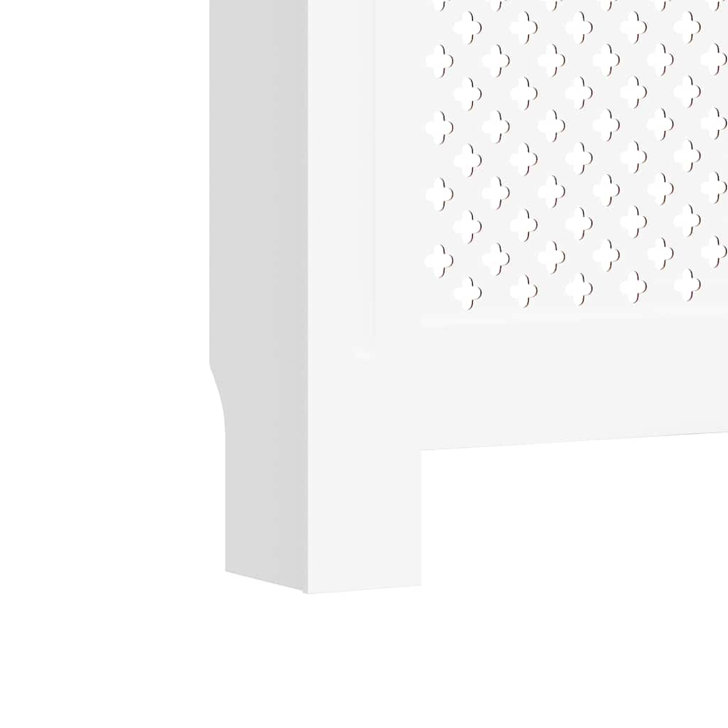 Radiatorombouw 152x19x81,5 cm MDF wit – afbeelding 8