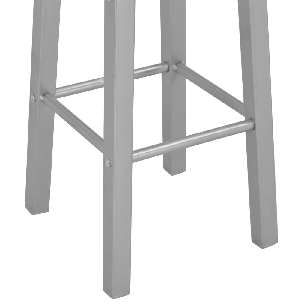 3-delige Barset hout en staal zwart – afbeelding 9