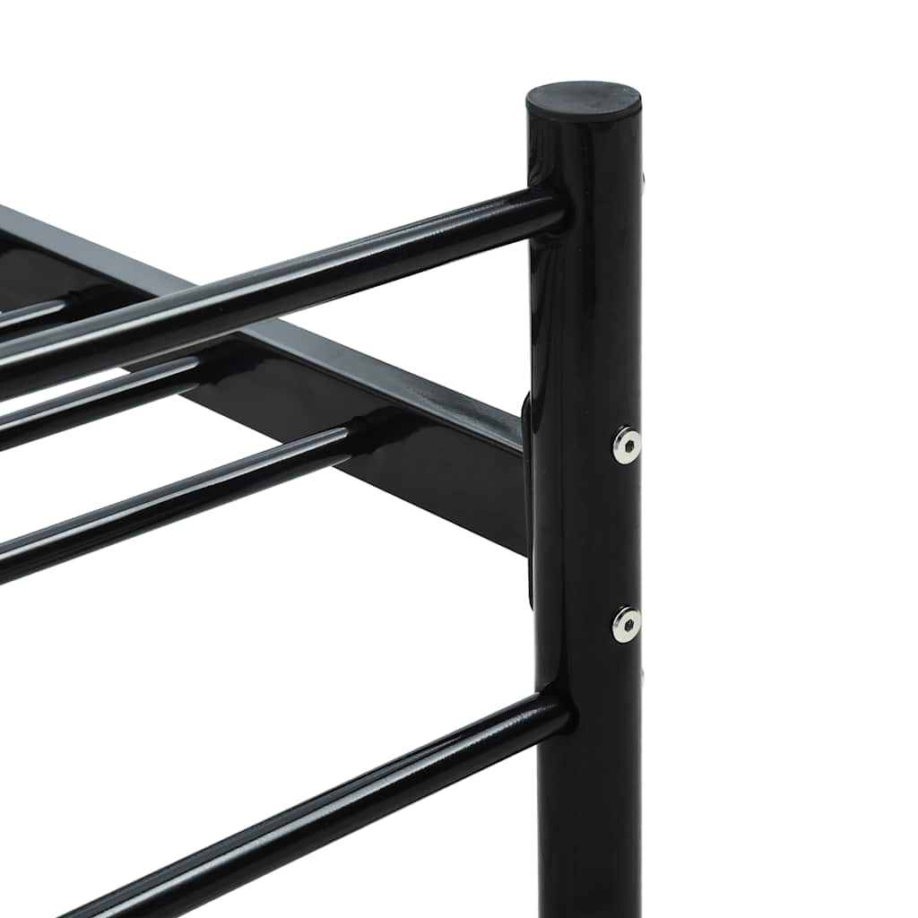 Bedframe metaal zwart 180x200 cm – afbeelding 5