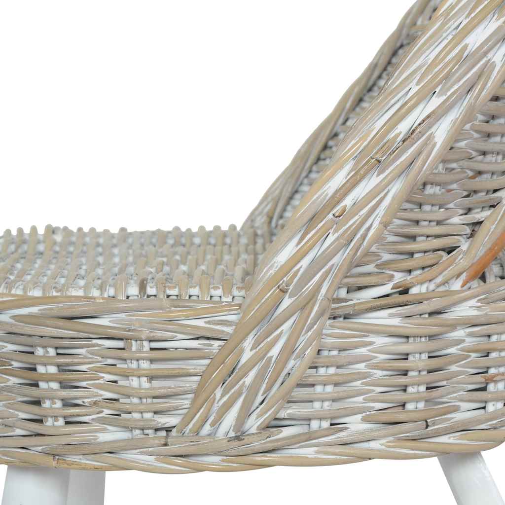 Fauteuil kubu rattan wit – afbeelding 6