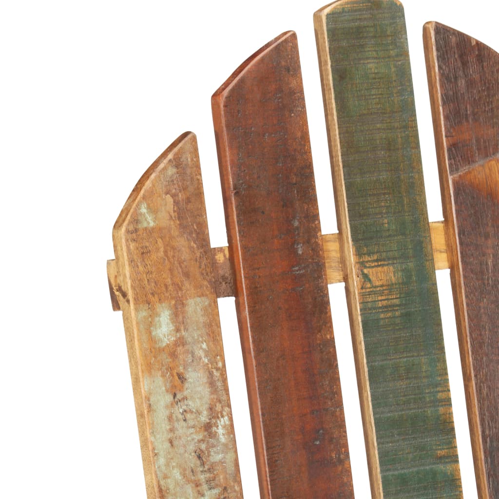 Tuinschommelstoel massief gerecycled hout – afbeelding 5