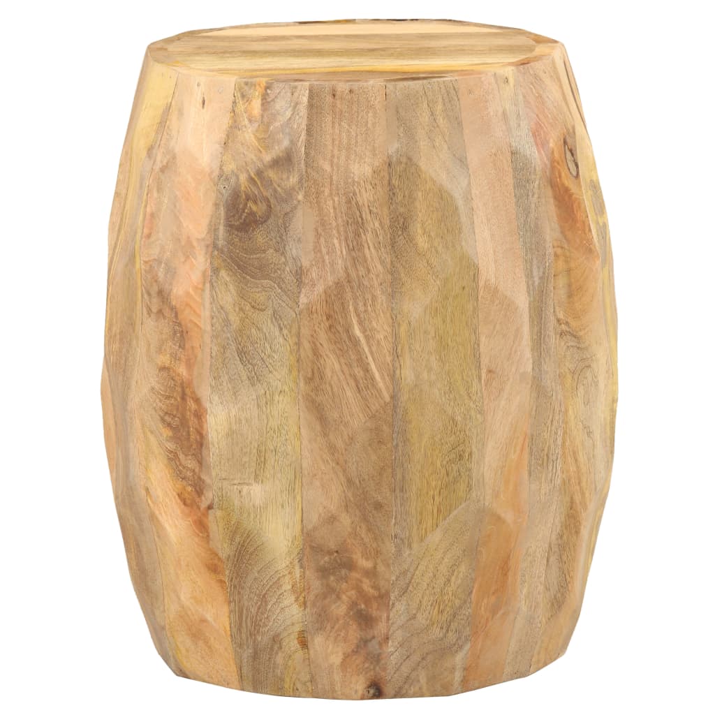 Kruk trommelvormig massief mangohout – afbeelding 10