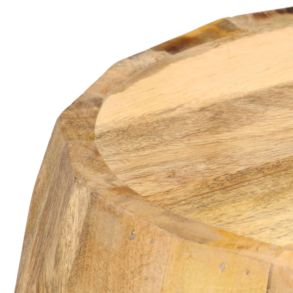 Kruk trommelvormig massief mangohout – afbeelding 3