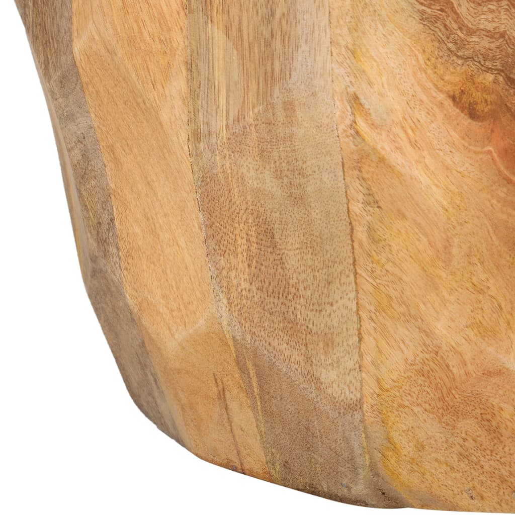 Kruk trommelvormig massief mangohout – afbeelding 4