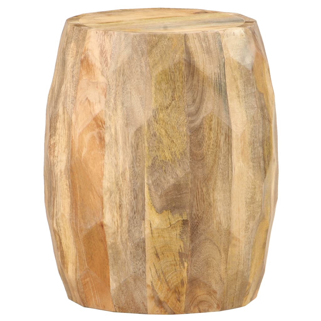 Kruk trommelvormig massief mangohout – afbeelding 8