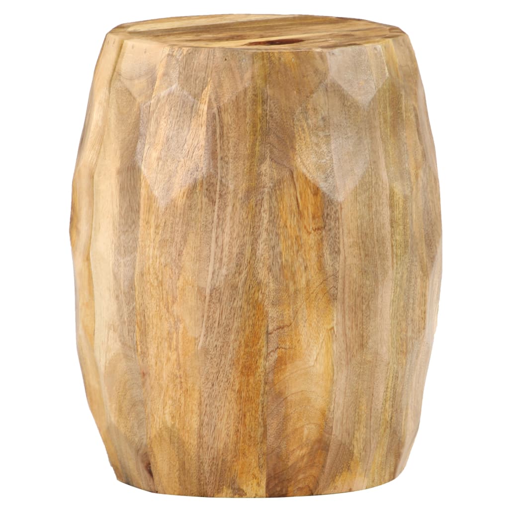 Kruk trommelvormig massief mangohout – afbeelding 9