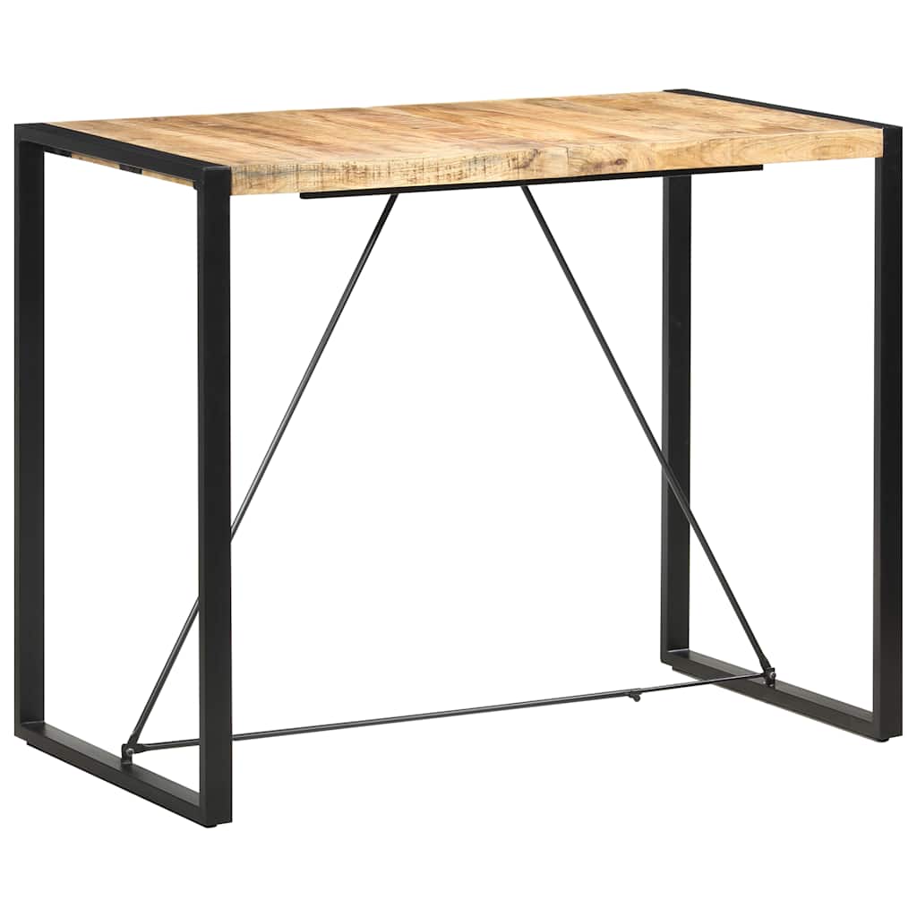 Bartafel 140x70x110 cm massief mangohout – afbeelding 1