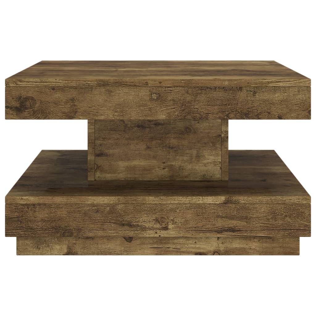 Salontafel 60x60x35 cm MDF donkerbruin – afbeelding 3