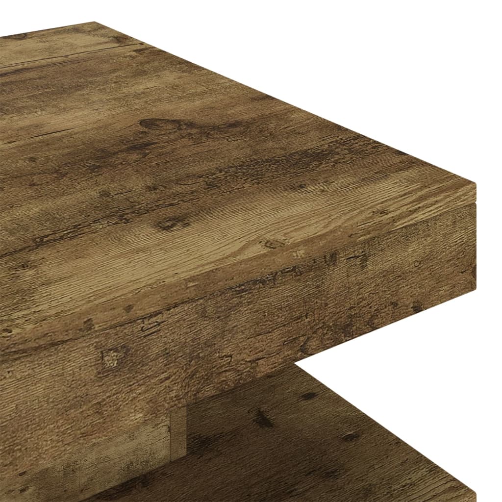 Salontafel 60x60x35 cm MDF donkerbruin – afbeelding 5