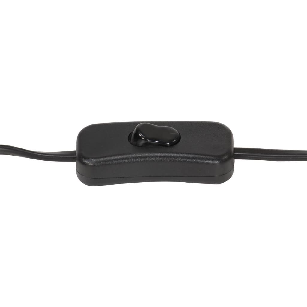 Vloerlamp driepoot 97 cm massief mangohout zwart – afbeelding 12