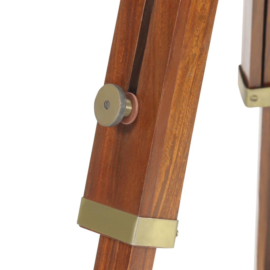 Vloerlamp driepoot 165 cm massief mangohout – afbeelding 11