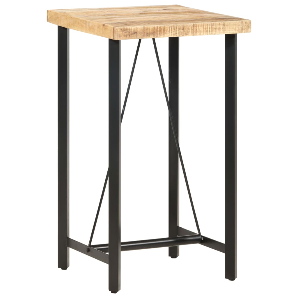 Bartafel 60x60x107 cm ruw mangohout – afbeelding 10