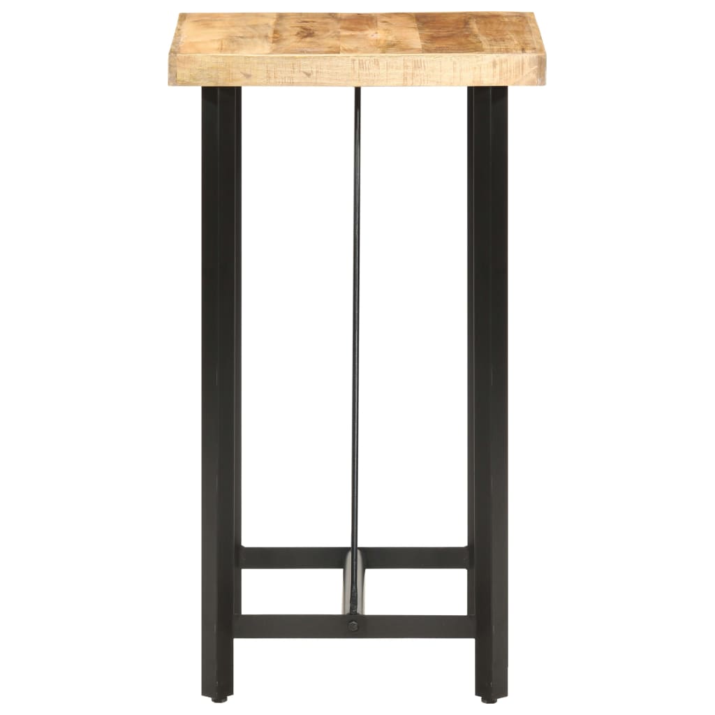 Bartafel 60x60x107 cm ruw mangohout – afbeelding 3