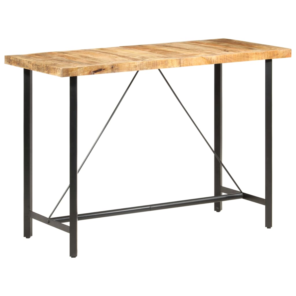 Bartafel 150x70x107 cm ruw mangohout – afbeelding 10