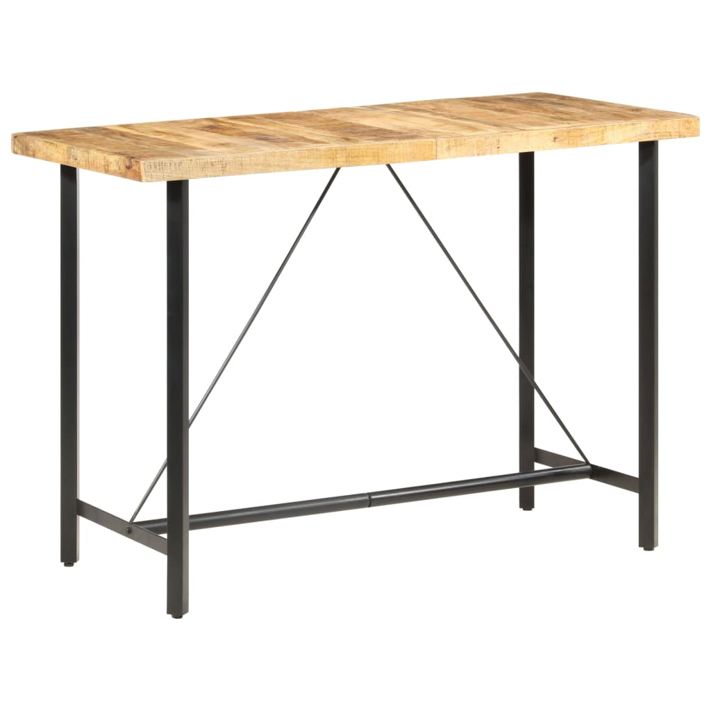 Bartafel 150x70x107 cm ruw mangohout – afbeelding 11