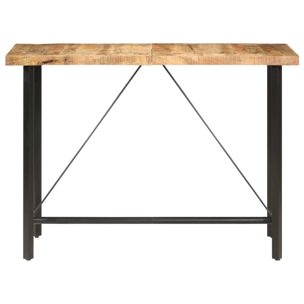 Bartafel 150x70x107 cm ruw mangohout – afbeelding 2