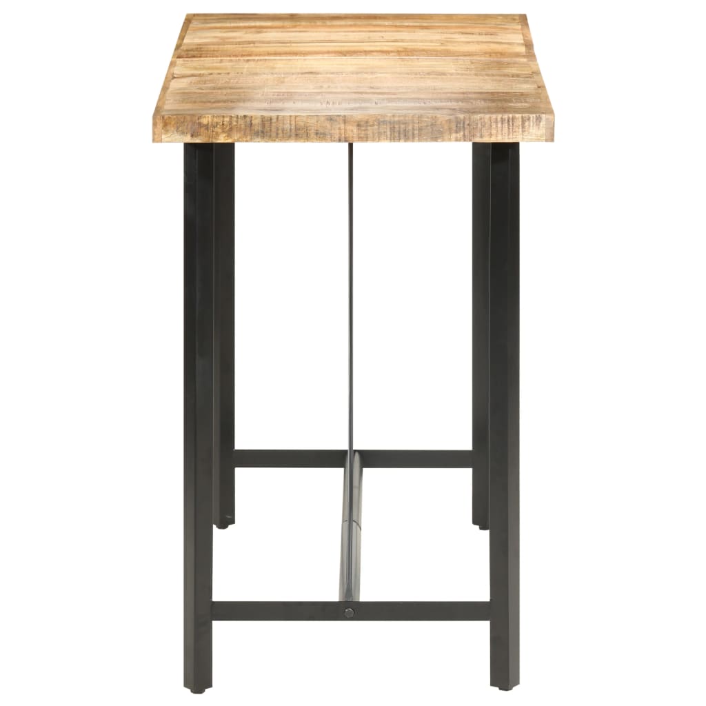 Bartafel 150x70x107 cm ruw mangohout – afbeelding 3