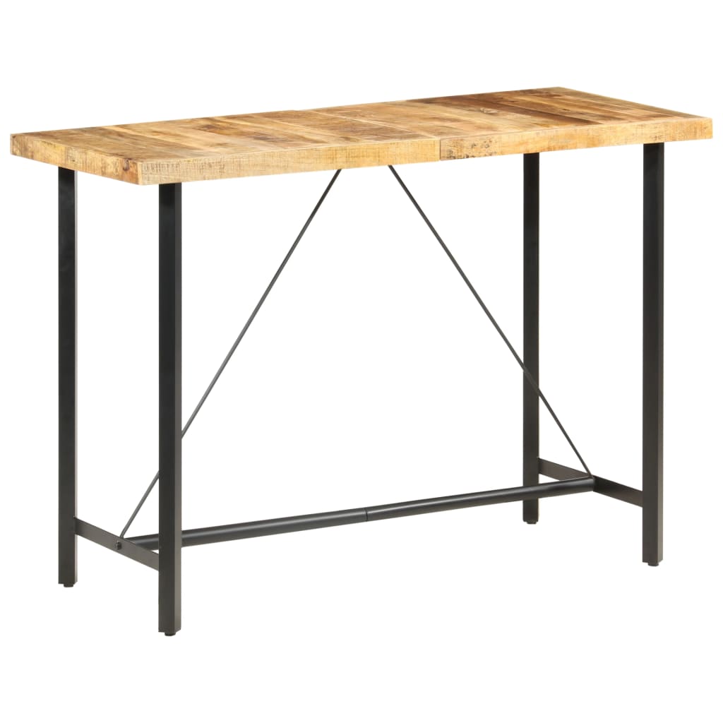 Bartafel 150x70x107 cm ruw mangohout – afbeelding 8