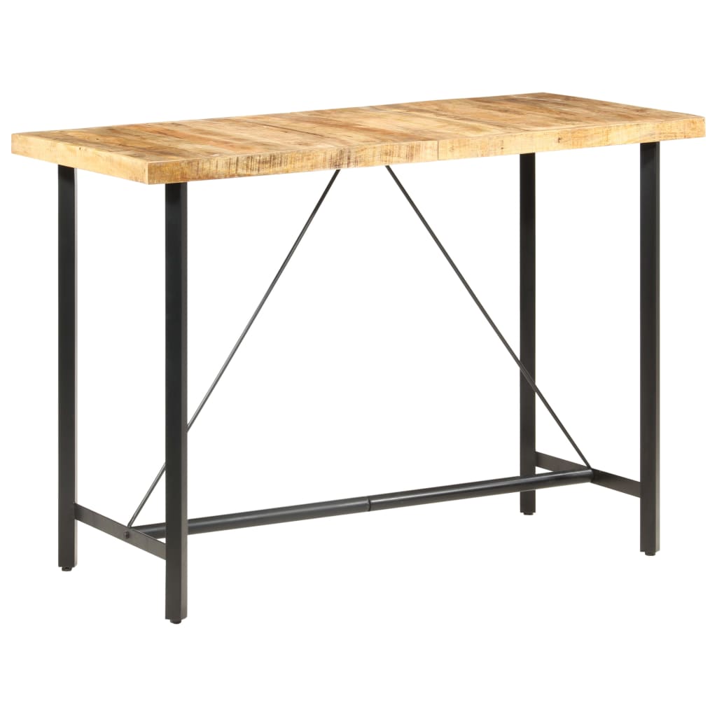 Bartafel 150x70x107 cm ruw mangohout – afbeelding 9