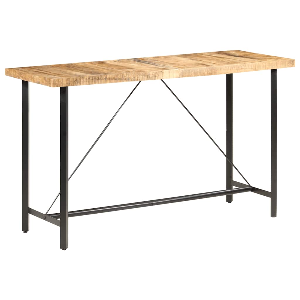 Bartafel 180x70x107 cm ruw mangohout