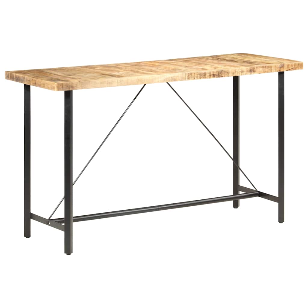 Bartafel 180x70x107 cm ruw mangohout – afbeelding 10