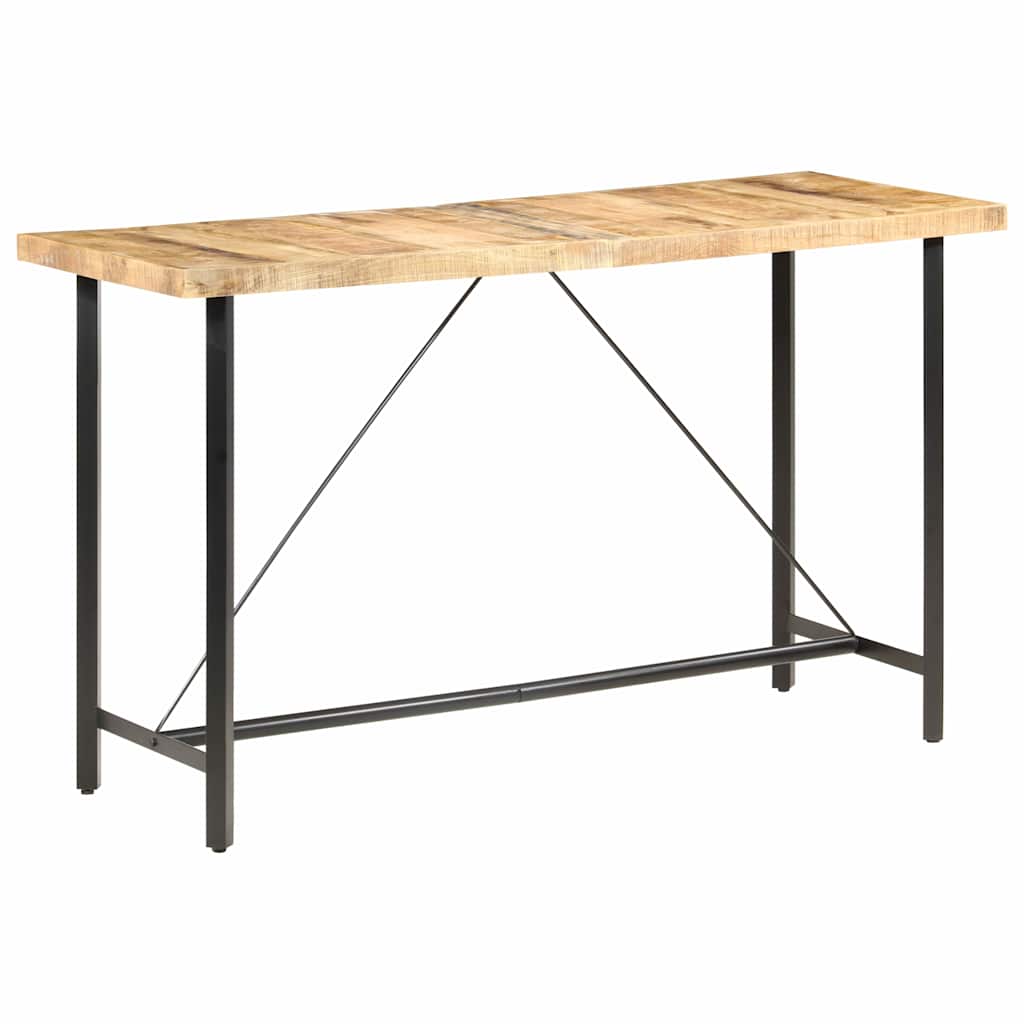 Bartafel 180x70x107 cm ruw mangohout – afbeelding 11