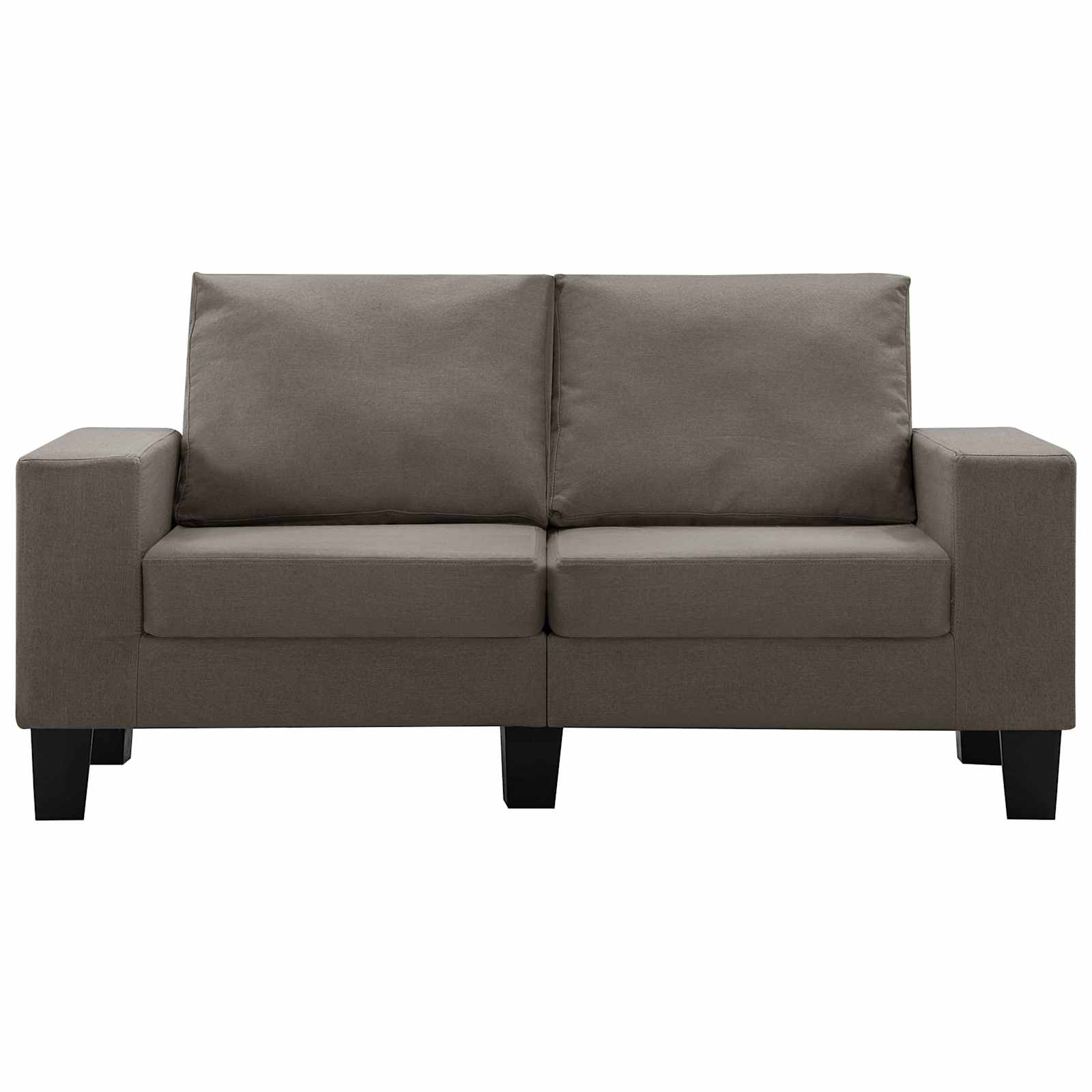 Bank Taupe Tweezitsbank Stof – afbeelding 3