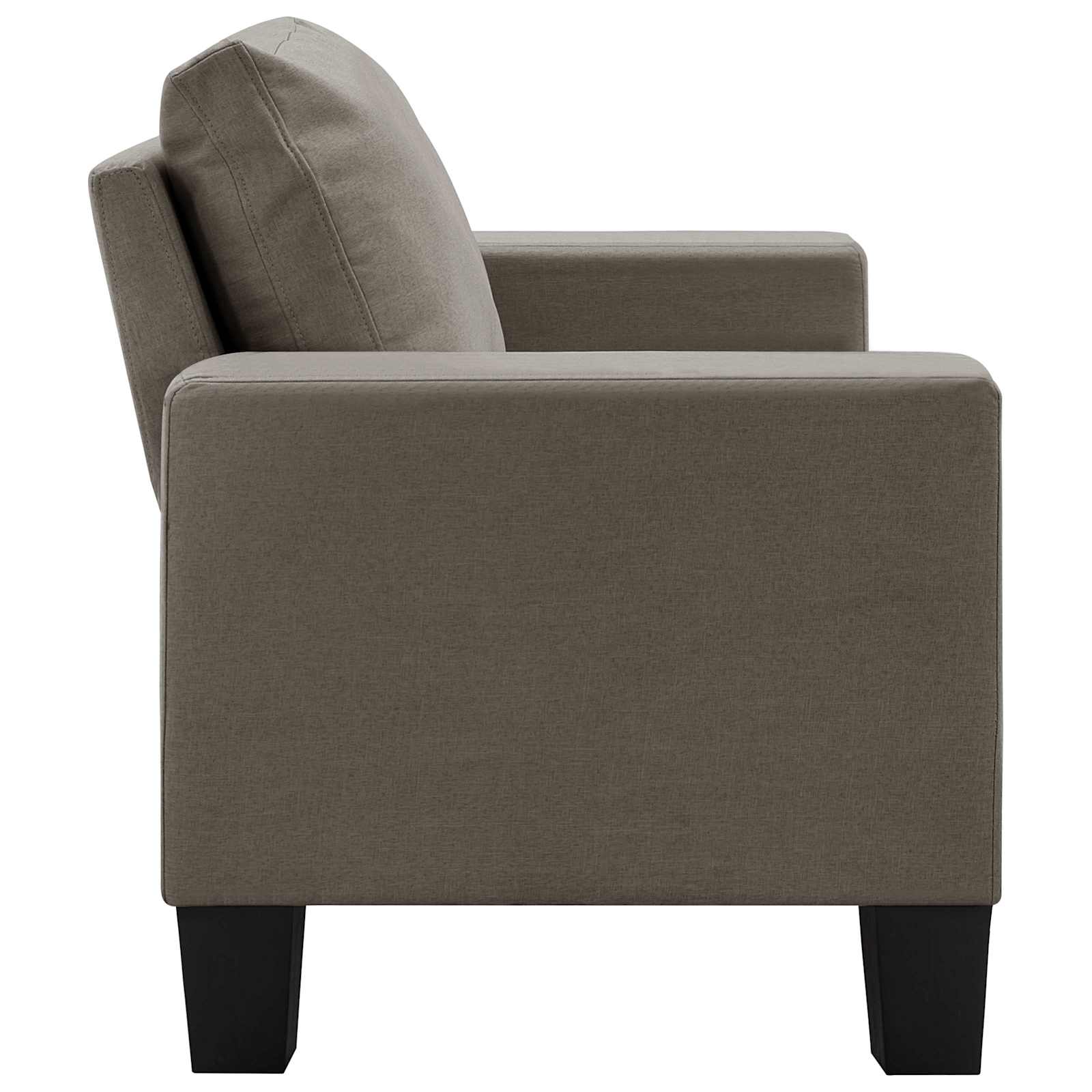 Bank Taupe Tweezitsbank Stof – afbeelding 4