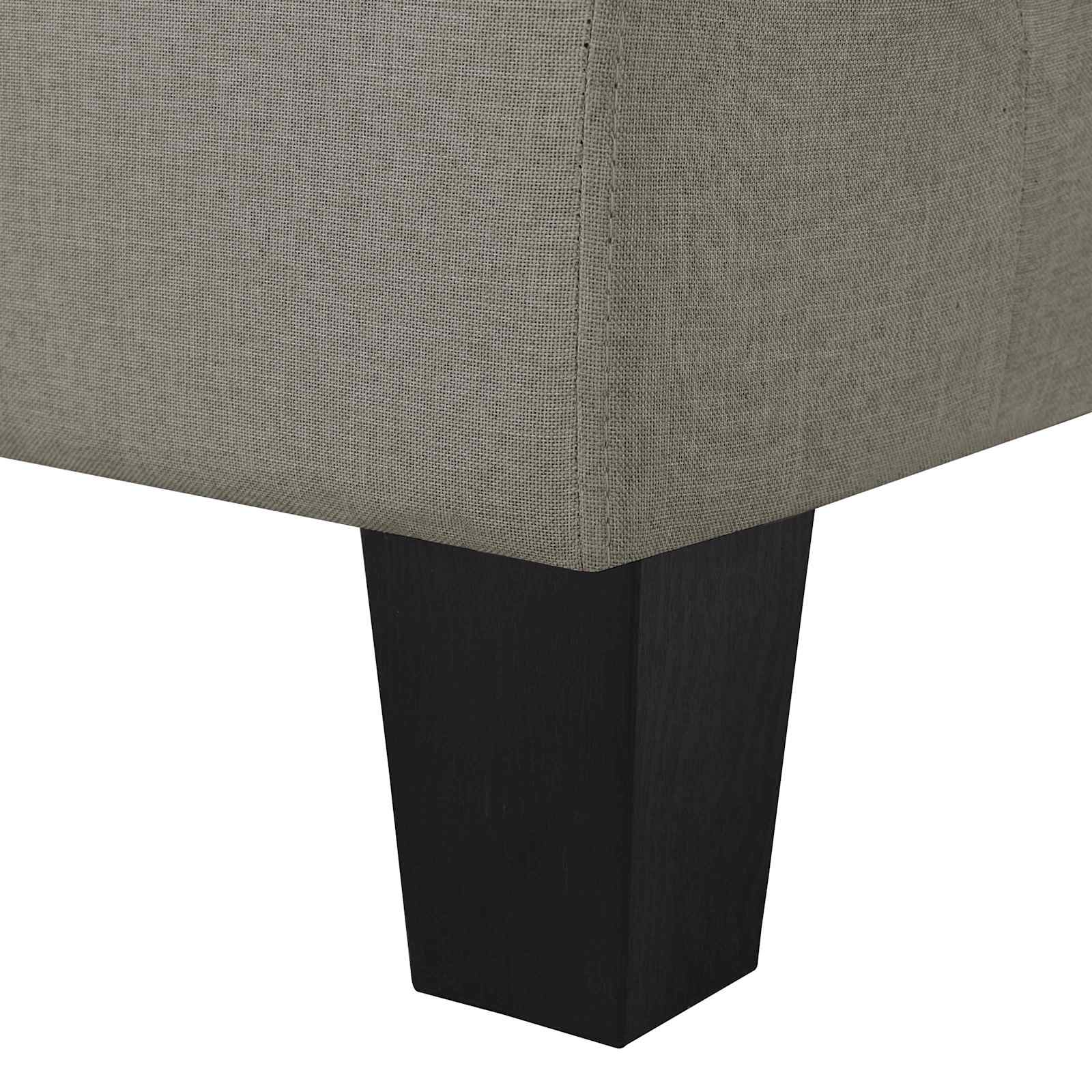 Bank Taupe Tweezitsbank Stof – afbeelding 7