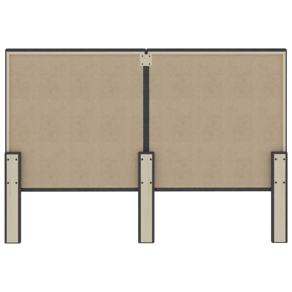Hoofdbord 180x200 cm stof donkergrijs – afbeelding 5